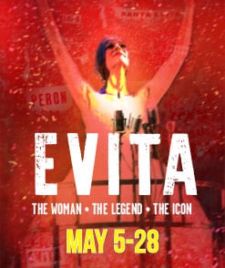 Evita show banner